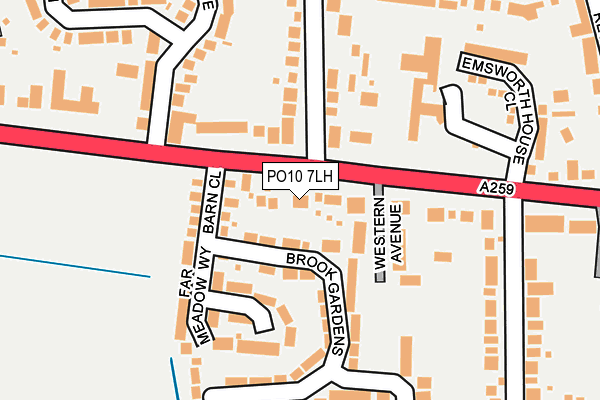 PO10 7LH map - OS OpenMap – Local (Ordnance Survey) PO10 7LH map - OS OpenMap – Local (Ordnance Survey)