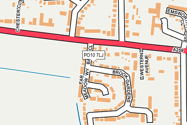 PO10 7LJ map - OS OpenMap – Local (Ordnance Survey) PO10 7LJ map - OS OpenMap – Local (Ordnance Survey)