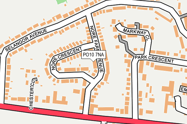 PO10 7NA map - OS OpenMap – Local (Ordnance Survey) PO10 7NA map - OS OpenMap – Local (Ordnance Survey)