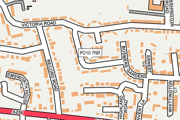 PO10 7NR map - OS OpenMap – Local (Ordnance Survey) PO10 7NR map - OS OpenMap – Local (Ordnance Survey)