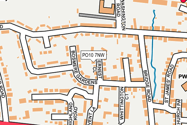 PO10 7NW map - OS OpenMap – Local (Ordnance Survey) PO10 7NW map - OS OpenMap – Local (Ordnance Survey)