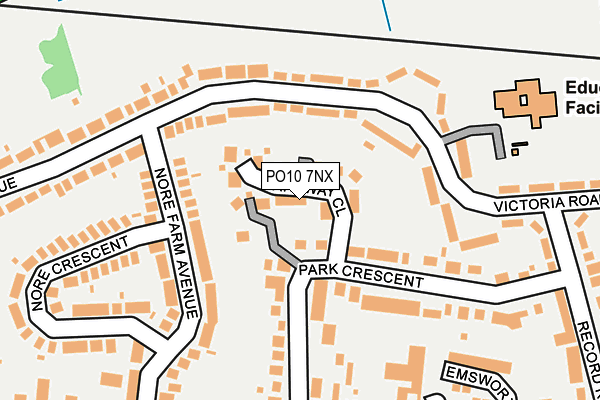 PO10 7NX map - OS OpenMap – Local (Ordnance Survey) PO10 7NX map - OS OpenMap – Local (Ordnance Survey)