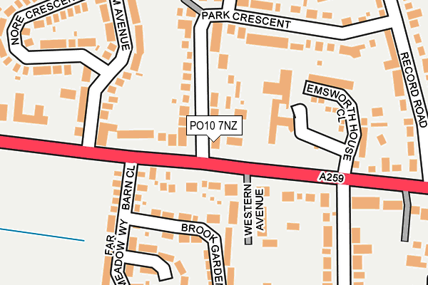 PO10 7NZ map - OS OpenMap – Local (Ordnance Survey) PO10 7NZ map - OS OpenMap – Local (Ordnance Survey)