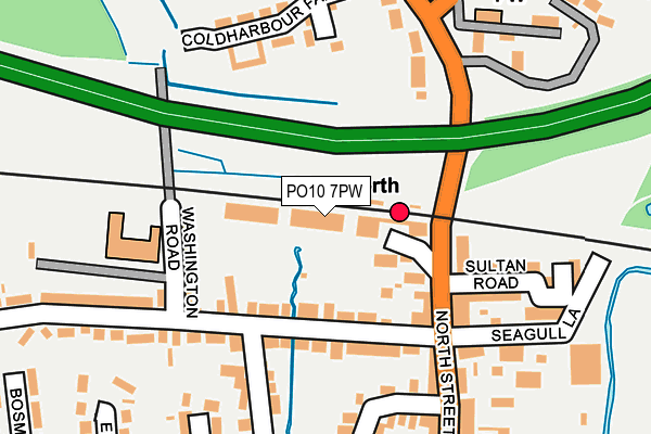 PO10 7PW map - OS OpenMap – Local (Ordnance Survey) PO10 7PW map - OS OpenMap – Local (Ordnance Survey)