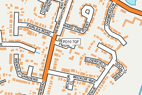 PO10 7QF map - OS OpenMap – Local (Ordnance Survey) PO10 7QF map - OS OpenMap – Local (Ordnance Survey)