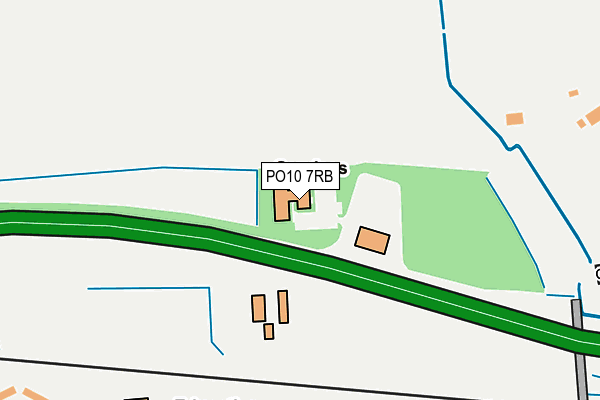 PO10 7RB map - OS OpenMap – Local (Ordnance Survey) PO10 7RB map - OS OpenMap – Local (Ordnance Survey)