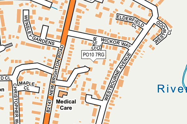 PO10 7RG map - OS OpenMap – Local (Ordnance Survey) PO10 7RG map - OS OpenMap – Local (Ordnance Survey)