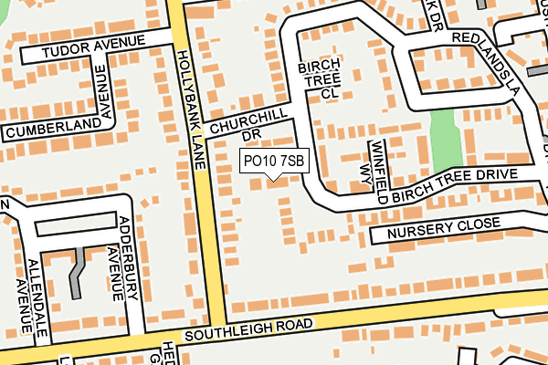 PO10 7SB map - OS OpenMap – Local (Ordnance Survey) PO10 7SB map - OS OpenMap – Local (Ordnance Survey)