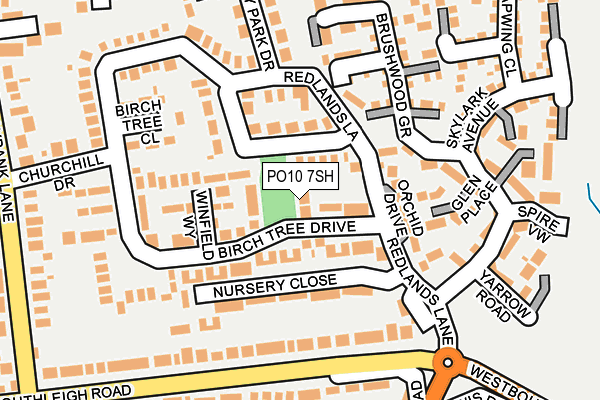 PO10 7SH map - OS OpenMap – Local (Ordnance Survey) PO10 7SH map - OS OpenMap – Local (Ordnance Survey)