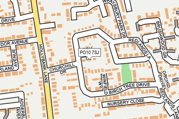 PO10 7SJ map - OS OpenMap – Local (Ordnance Survey) PO10 7SJ map - OS OpenMap – Local (Ordnance Survey)