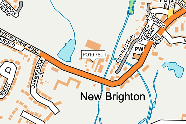 PO10 7SU map - OS OpenMap – Local (Ordnance Survey) PO10 7SU map - OS OpenMap – Local (Ordnance Survey)