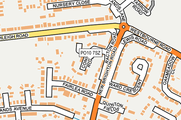 PO10 7SZ map - OS OpenMap – Local (Ordnance Survey) PO10 7SZ map - OS OpenMap – Local (Ordnance Survey)