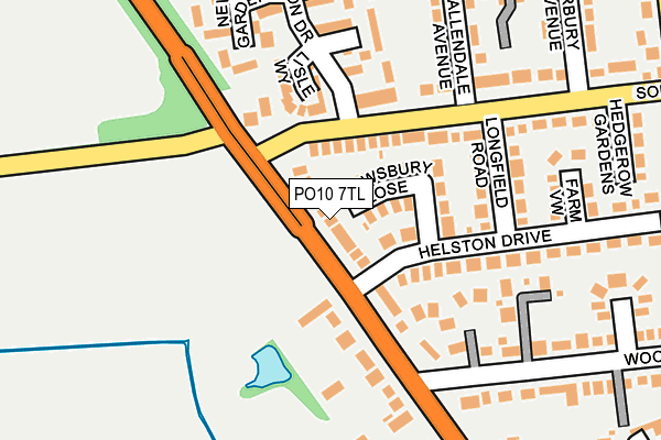 PO10 7TL map - OS OpenMap – Local (Ordnance Survey) PO10 7TL map - OS OpenMap – Local (Ordnance Survey)