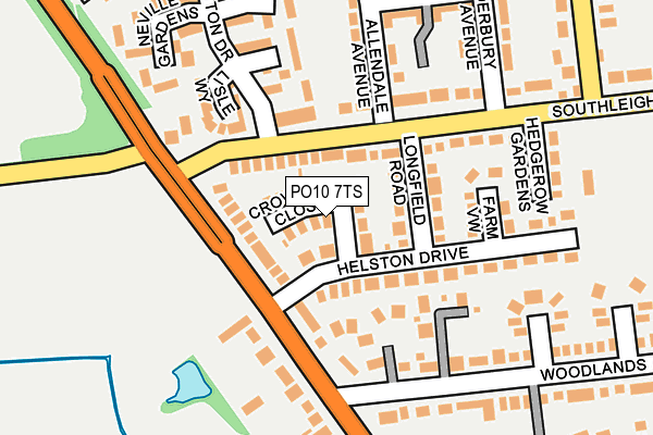 PO10 7TS map - OS OpenMap – Local (Ordnance Survey) PO10 7TS map - OS OpenMap – Local (Ordnance Survey)