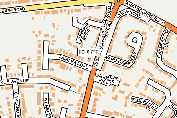 PO10 7TT map - OS OpenMap – Local (Ordnance Survey) PO10 7TT map - OS OpenMap – Local (Ordnance Survey)