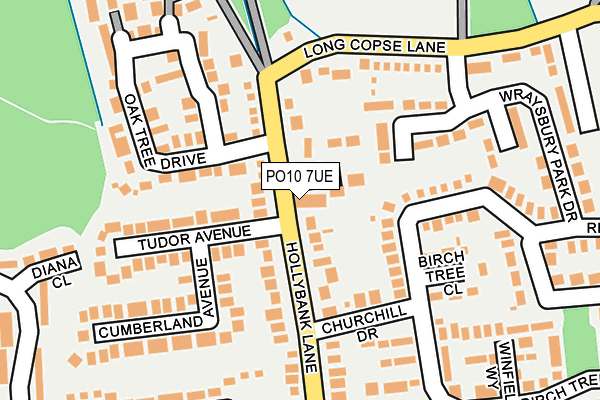 PO10 7UE map - OS OpenMap – Local (Ordnance Survey) PO10 7UE map - OS OpenMap – Local (Ordnance Survey)