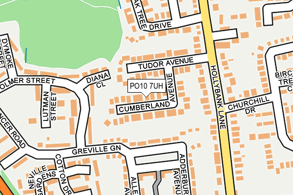 PO10 7UH map - OS OpenMap – Local (Ordnance Survey) PO10 7UH map - OS OpenMap – Local (Ordnance Survey)