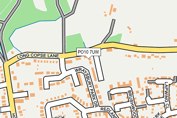 PO10 7UW map - OS OpenMap – Local (Ordnance Survey) PO10 7UW map - OS OpenMap – Local (Ordnance Survey)