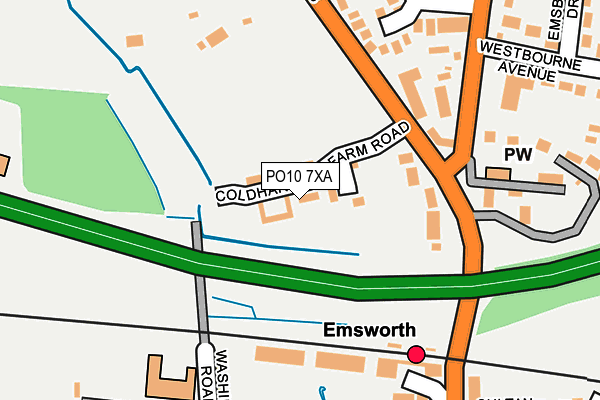 PO10 7XA map - OS OpenMap – Local (Ordnance Survey) PO10 7XA map - OS OpenMap – Local (Ordnance Survey)