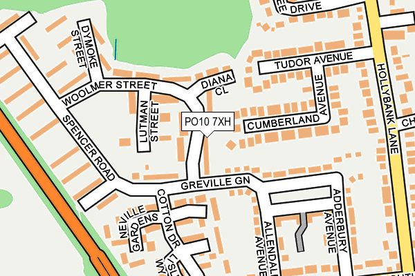 PO10 7XH map - OS OpenMap – Local (Ordnance Survey) PO10 7XH map - OS OpenMap – Local (Ordnance Survey)