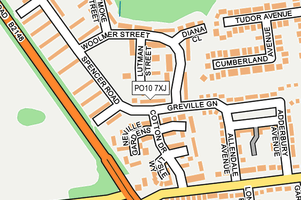 PO10 7XJ map - OS OpenMap – Local (Ordnance Survey) PO10 7XJ map - OS OpenMap – Local (Ordnance Survey)