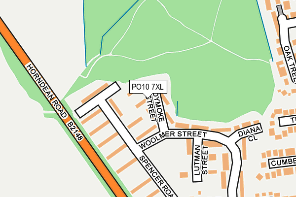 PO10 7XL map - OS OpenMap – Local (Ordnance Survey) PO10 7XL map - OS OpenMap – Local (Ordnance Survey)