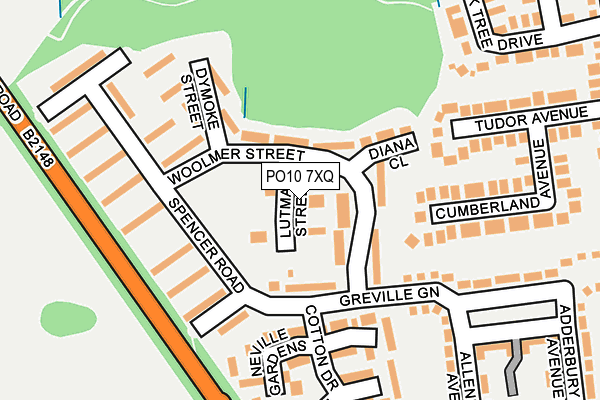 PO10 7XQ map - OS OpenMap – Local (Ordnance Survey) PO10 7XQ map - OS OpenMap – Local (Ordnance Survey)