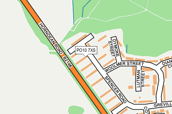 PO10 7XS map - OS OpenMap – Local (Ordnance Survey) PO10 7XS map - OS OpenMap – Local (Ordnance Survey)