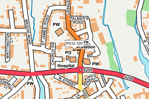 PO10 7ZP map - OS OpenMap – Local (Ordnance Survey) PO10 7ZP map - OS OpenMap – Local (Ordnance Survey)