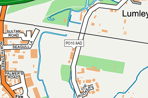 PO10 8AD map - OS OpenMap – Local (Ordnance Survey) PO10 8AD map - OS OpenMap – Local (Ordnance Survey)