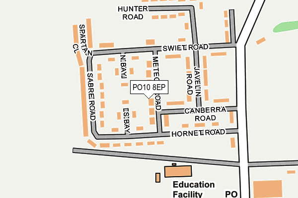 PO10 8EP map - OS OpenMap – Local (Ordnance Survey) PO10 8EP map - OS OpenMap – Local (Ordnance Survey)