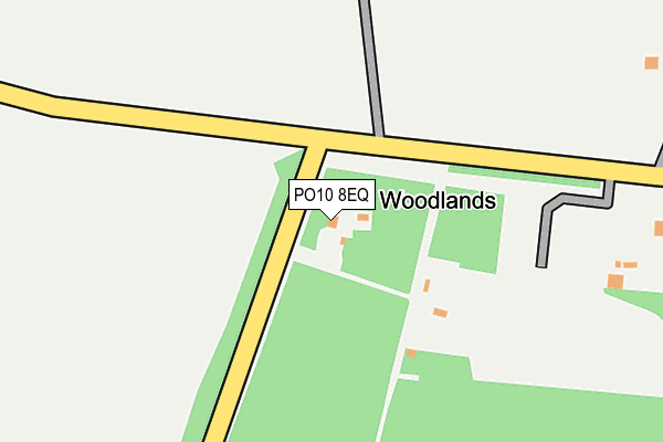 PO10 8EQ map - OS OpenMap – Local (Ordnance Survey)
