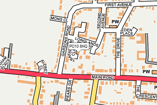 PO10 8HQ map - OS OpenMap – Local (Ordnance Survey) PO10 8HQ map - OS OpenMap – Local (Ordnance Survey)