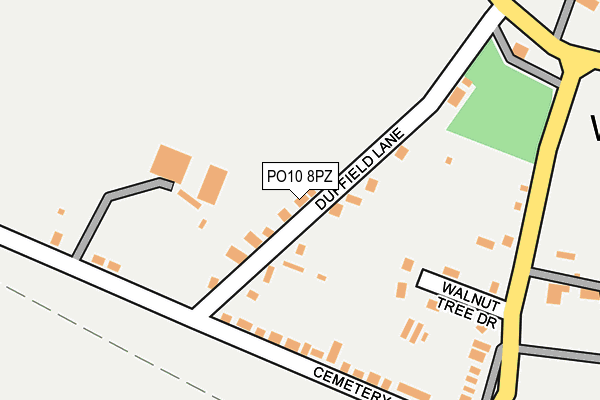PO10 8PZ map - OS OpenMap – Local (Ordnance Survey)