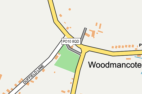 PO10 8QD map - OS OpenMap – Local (Ordnance Survey)