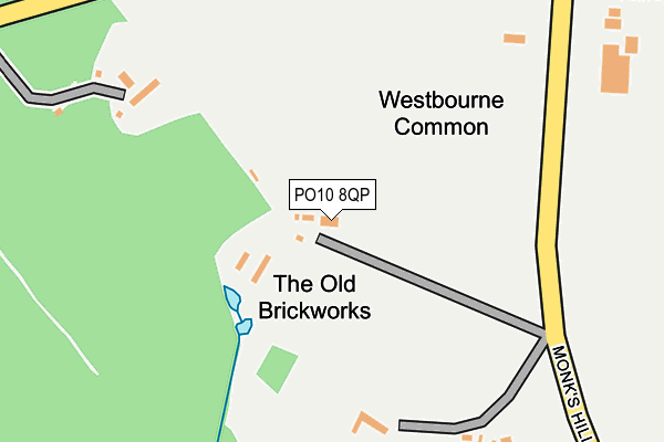 PO10 8QP map - OS OpenMap – Local (Ordnance Survey)