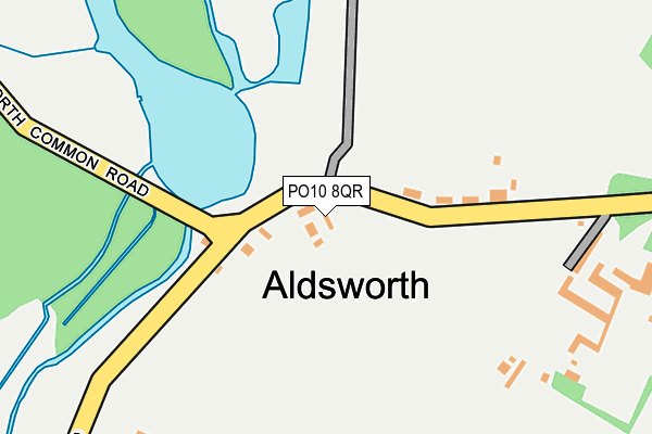 PO10 8QR map - OS OpenMap – Local (Ordnance Survey)