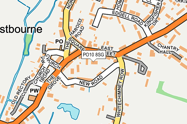 PO10 8SG map - OS OpenMap – Local (Ordnance Survey) PO10 8SG map - OS OpenMap – Local (Ordnance Survey)