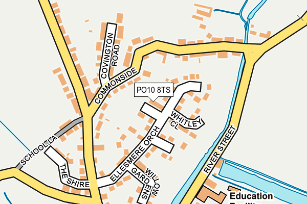 PO10 8TS map - OS OpenMap – Local (Ordnance Survey) PO10 8TS map - OS OpenMap – Local (Ordnance Survey)