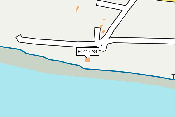 PO11 0AS map - OS OpenMap – Local (Ordnance Survey) PO11 0AS map - OS OpenMap – Local (Ordnance Survey)