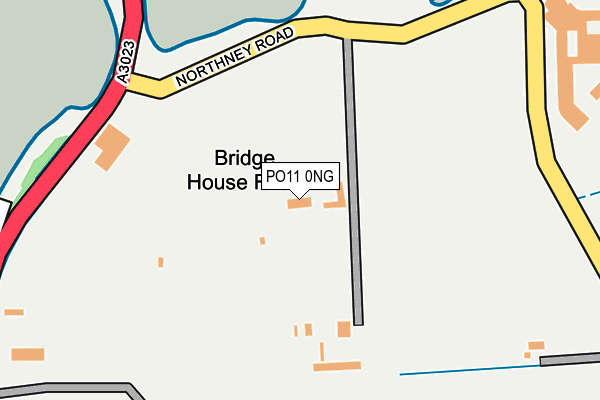 PO11 0NG map - OS OpenMap – Local (Ordnance Survey) PO11 0NG map - OS OpenMap – Local (Ordnance Survey)