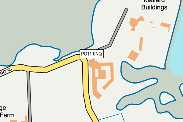 PO11 0NQ map - OS OpenMap – Local (Ordnance Survey) PO11 0NQ map - OS OpenMap – Local (Ordnance Survey)
