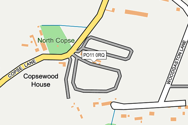 PO11 0RQ map - OS OpenMap – Local (Ordnance Survey) PO11 0RQ map - OS OpenMap – Local (Ordnance Survey)