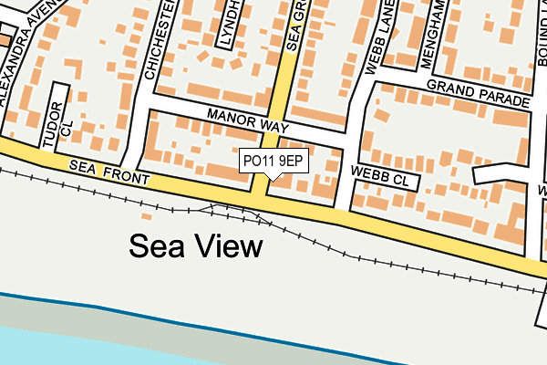 PO11 9EP map - OS OpenMap – Local (Ordnance Survey) PO11 9EP map - OS OpenMap – Local (Ordnance Survey)