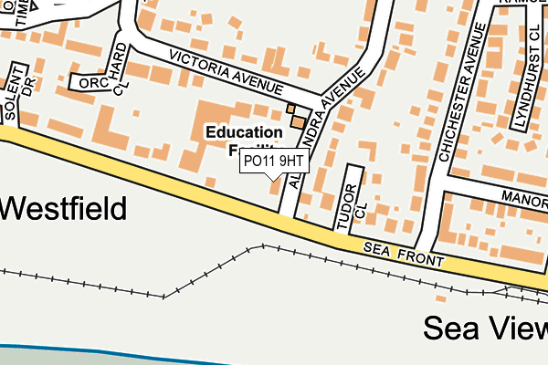 PO11 9HT map - OS OpenMap – Local (Ordnance Survey) PO11 9HT map - OS OpenMap – Local (Ordnance Survey)