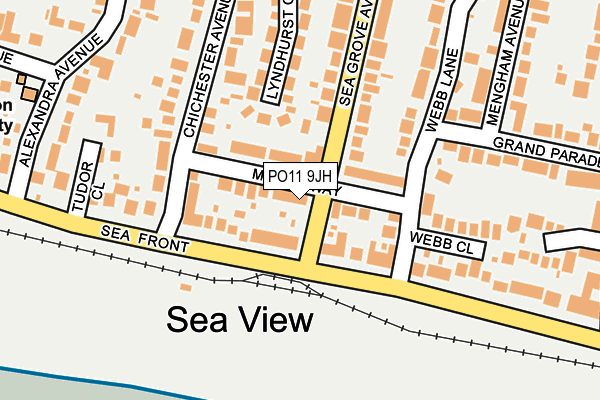 PO11 9JH map - OS OpenMap – Local (Ordnance Survey) PO11 9JH map - OS OpenMap – Local (Ordnance Survey)
