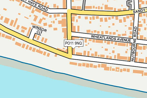 PO11 9NQ map - OS OpenMap – Local (Ordnance Survey) PO11 9NQ map - OS OpenMap – Local (Ordnance Survey)