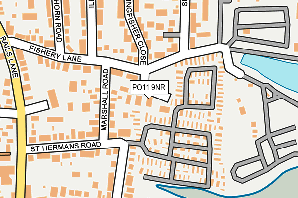 PO11 9NR map - OS OpenMap – Local (Ordnance Survey) PO11 9NR map - OS OpenMap – Local (Ordnance Survey)
