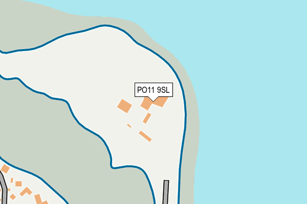 PO11 9SL map - OS OpenMap – Local (Ordnance Survey) PO11 9SL map - OS OpenMap – Local (Ordnance Survey)