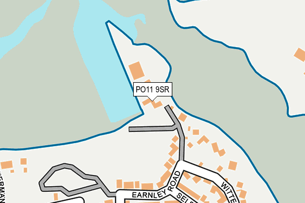 PO11 9SR map - OS OpenMap – Local (Ordnance Survey) PO11 9SR map - OS OpenMap – Local (Ordnance Survey)